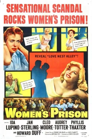 Women's Prison (1955) Movie Poster - SassyFlix