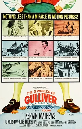 The 3 Worlds of Gulliver (1960) Movie Poster - SassyFlix