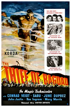 The Thief of Bagdad (1940) Movie Poster - SassyFlix