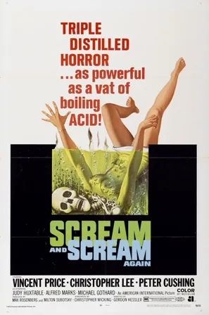 Scream and Scream Again (1970) Movie Poster - SassyFlix