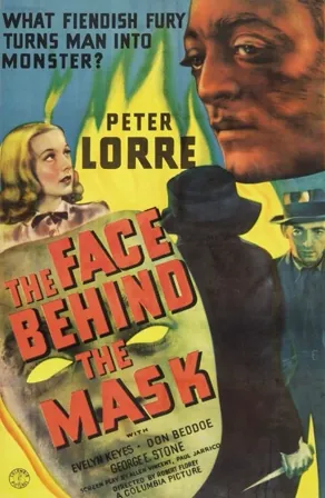 The Face Behind the Mask (1941) Movie Poster - SassyFlix