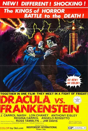 Dracula vs. Frankenstein (1971) Movie Poster - SassyFlix