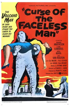 Curse of the Faceless Man (1958) Movie Poster - SassyFlix