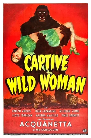 Captive Wild Woman (1943) Movie Poster - SassyFlix