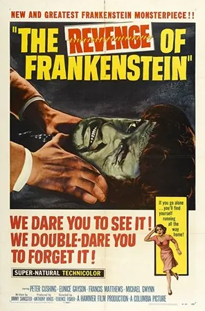 The Revenge of Frankenstein (1958) Movie Poster - SassyFlix
