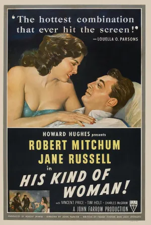 His Kind of Woman (1951) Movie Poster - SassyFlix