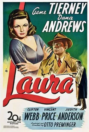 Laura (1944) Movie Poster - SassyFlix