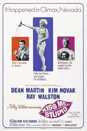 Kiss Me, Stupid (1964) Movie Poster - SassyFlix
