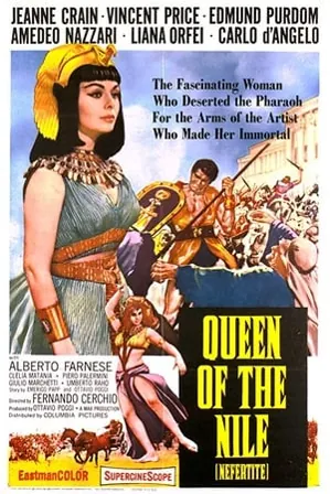 Nefertiti, Queen of the Nile (1961) Movie Poster - SassyFlix