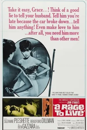 A Rage to Live (1965) Movie Poster - SassyFlix