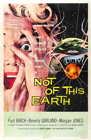 Not of This Earth (1957) Movie Poster - SassyFlix