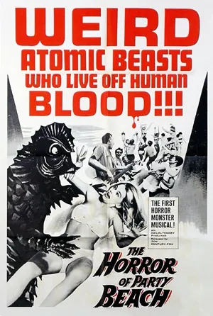 The Horror of Party Beach (1964) Movie Poster - SassyFlix
