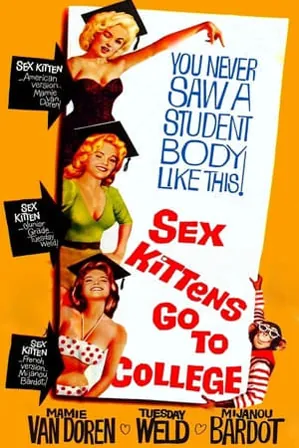 Sex Kittens Go to College (1960) Movie Poster - SassyFlix