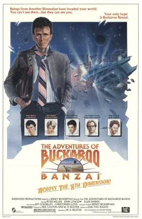 The Adventures of Buckaroo Banzai Across the 8th Dimension (1984) Movie Poster - SassyFlix