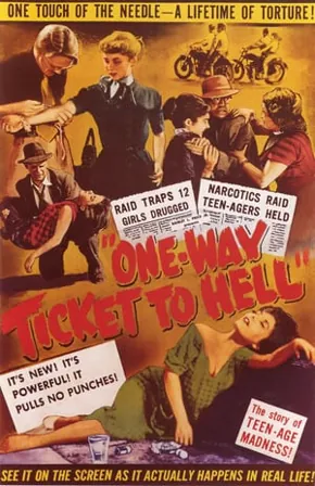 One Way Ticket to Hell (1955) Movie Poster - SassyFlix