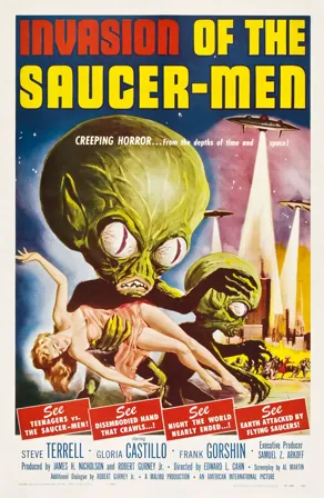 Invasion of the Saucer-Men (1957) Movie Poster - SassyFlix