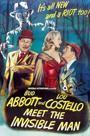 Abbott and Costello Meet the Invisible Man (1951) Movie Poster - SassyFlix