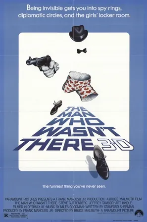 The Man Who Wasn't There (1983) Movie Poster - SassyFlix