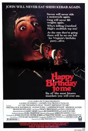 Happy Birthday to Me (1981) Movie Poster - SassyFlix