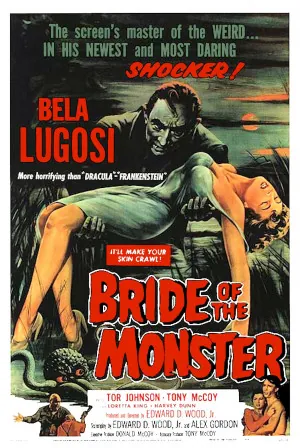 Bride of the Monster (1955) Movie Poster - SassyFlix