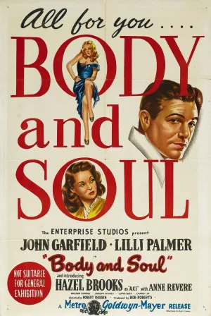 Body and Soul (1947) Movie Poster - SassyFlix