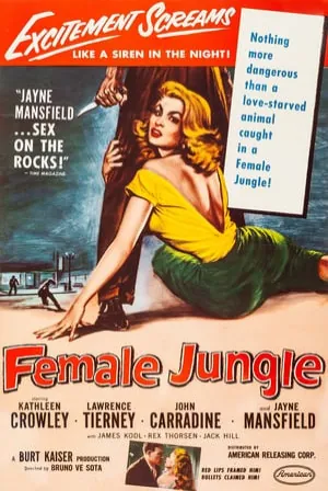 Female Jungle (1956) Movie Poster - SassyFlix