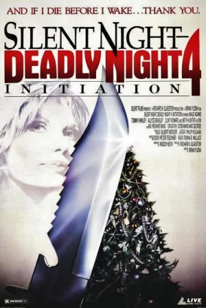 Silent Night Deadly Night 4: Initiation (1990) Movie Poster - SassyFlix