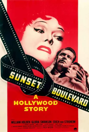 Sunset Boulevard (1950) Movie Poster - SassyFlix