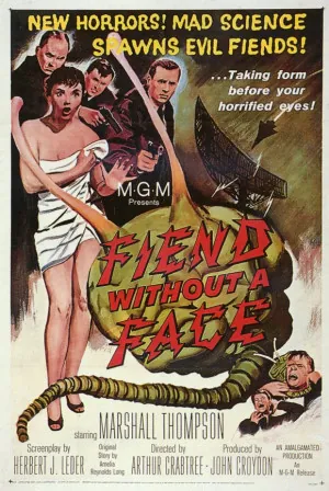 Fiend Without a Face (1958) Movie Poster - SassyFlix