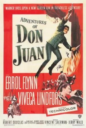 Adventures of Don Juan (1948) Movie Poster - SassyFlix