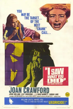 I Saw What You Did (1965) Movie Poster - SassyFlix