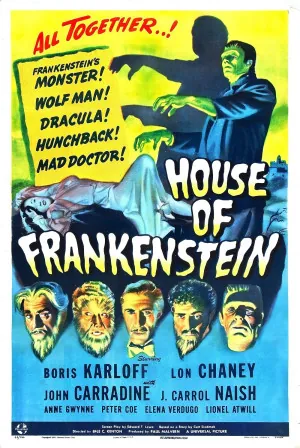 House of Frankenstein (1944) Movie Poster - SassyFlix