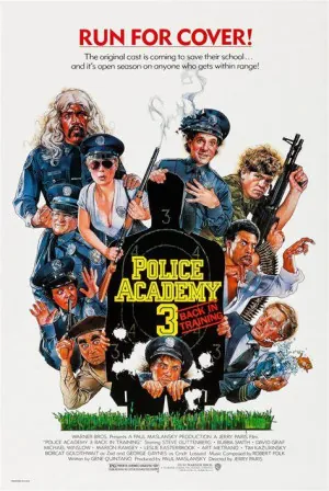 Police Academy 3: Back in Training (1986) Movie Poster - SassyFlix