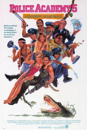 Police Academy 5: Assignment Miami Beach (1988) Movie Poster - SassyFlix