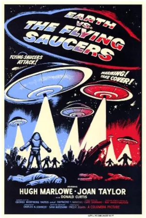 Earth vs. the Flying Saucers (1956) Movie Poster - SassyFlix
