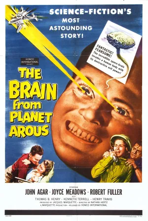 The Brain from Planet Arous (1957) Movie Poster - SassyFlix