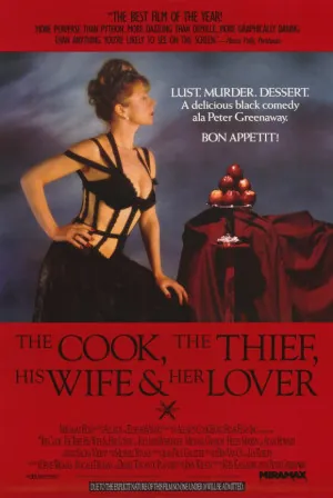 The Cook, the Thief, His Wife & Her Lover (1989) Movie Poster - SassyFlix