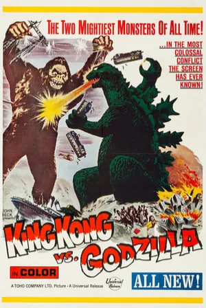 King Kong vs. Godzilla (1963) Movie Poster - SassyFlix