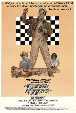 Greased Lightning (1977) Movie Poster - SassyFlix