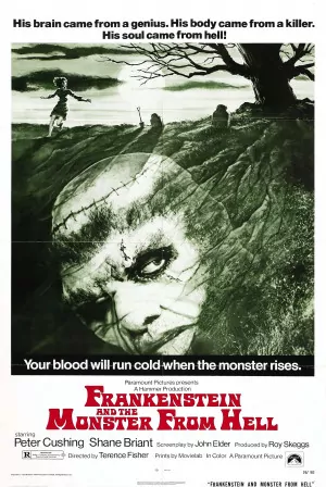 Frankenstein and the Monster from Hell (1974) Movie Poster - SassyFlix