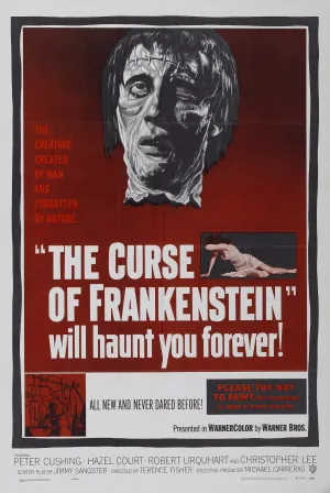 The Curse of Frankenstein (1957) Movie Poster - SassyFlix