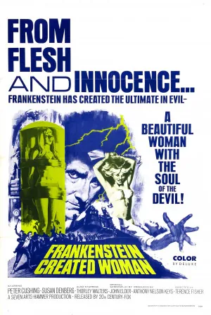 Frankenstein Created Woman (1967) Movie Poster - SassyFlix