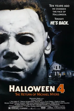Halloween 4: The Return of Michael Myers (1988) Movie Poster - SassyFlix