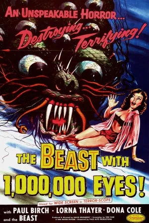 The Beast with a Million Eyes (1955) Movie Poster - SassyFlix
