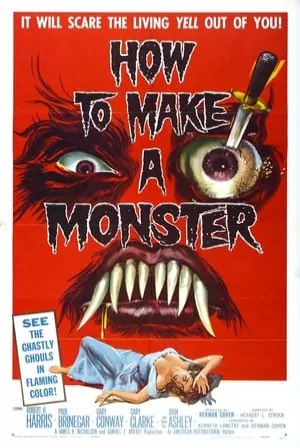 How to Make a Monster (1958) Movie Poster - SassyFlix