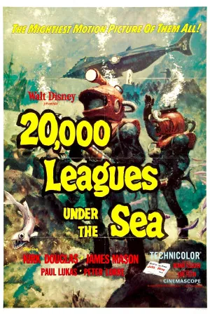 20,000 Leagues Under the Sea (1954) Movie Poster - SassyFlix