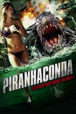 Piranhaconda (2012) Movie Poster - SassyFlix