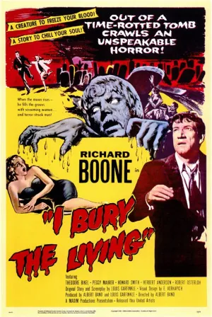 I Bury the Living (1958) Movie Poster - SassyFlix