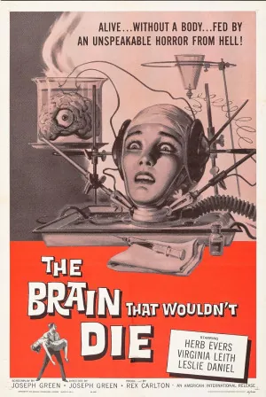 The Brain That Wouldn't Die (1962) Movie Poster - SassyFlix