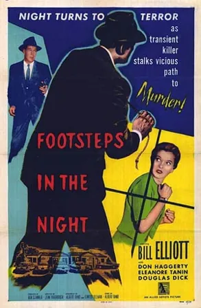 Footsteps in the Night (1957) Movie Poster - SassyFlix